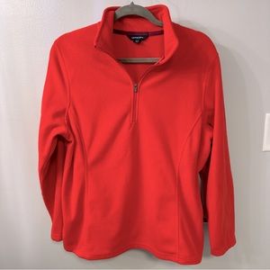 1/4 Zip Red Fleece